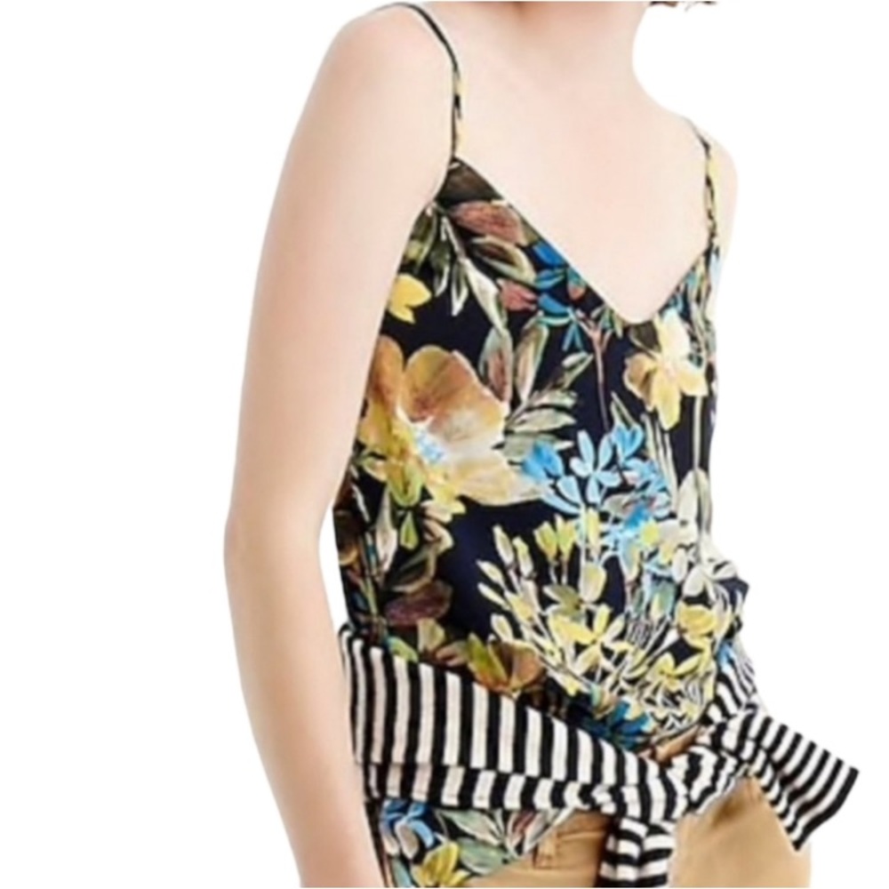 J Crew Womens Floral Cami Top